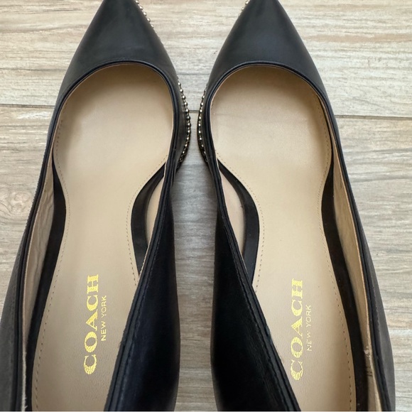 Coach Smith Beadchain Leather Pumps - Picture 8 of 16